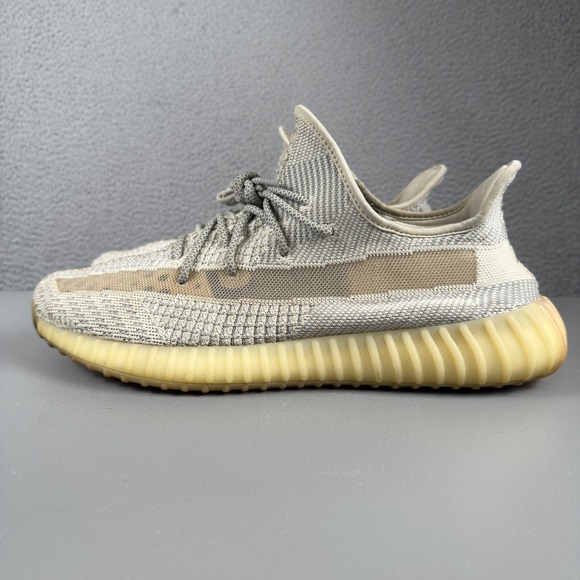 YEEZY Boost Shoes Mens 14 Beige 350 V2‎ Lundmark Adidas Reflective Laces FU9161